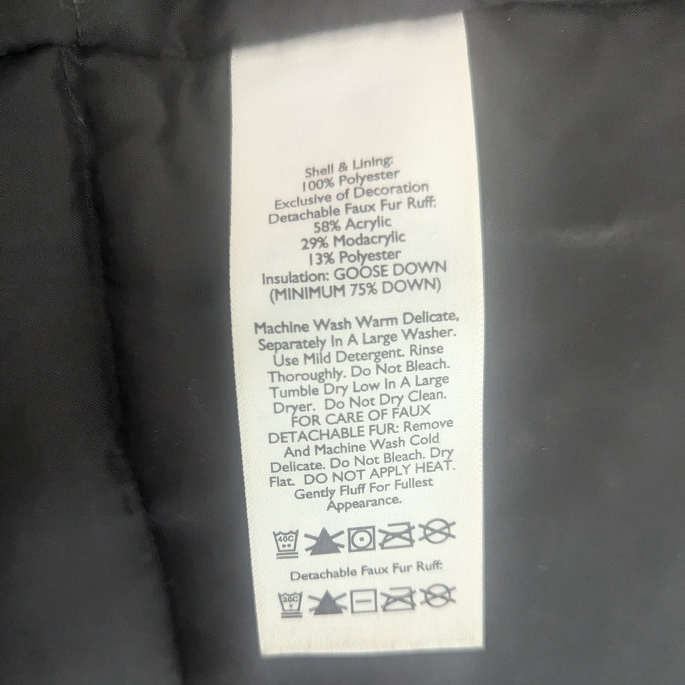 Vintage Rare Eddie Bauer Goose Down Men's outdoor ski/snowboard/work coat size L - Picture 9 of 10